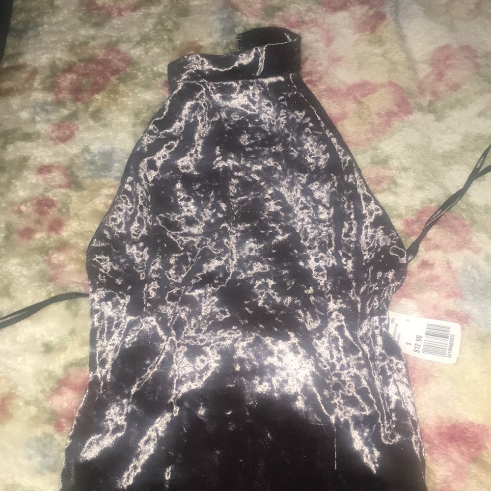 Forever 21 Velvet Bodysuit